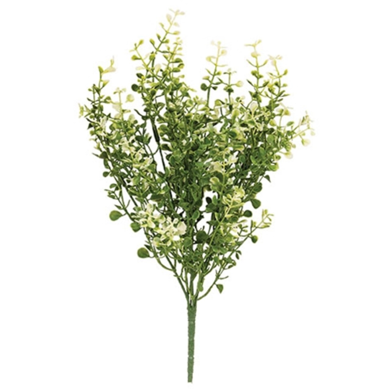 Artificial Green Grass Bush 14 Inch Tipped Leaves Vase Filler Decor Plant Set of 6